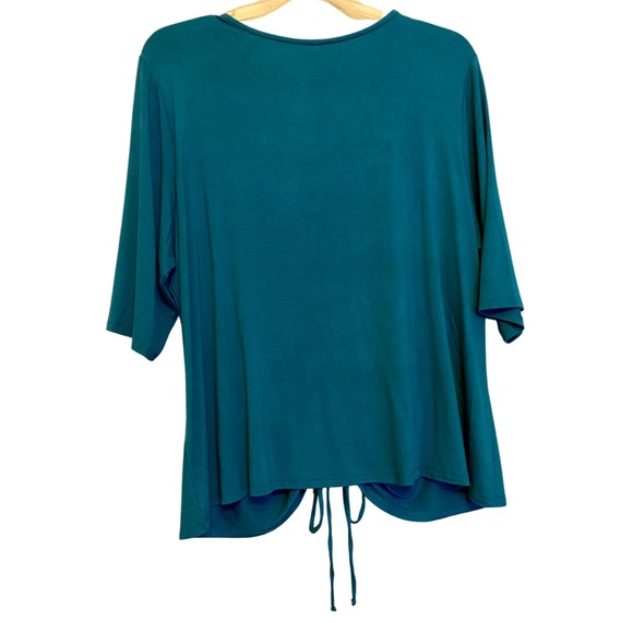 Cato 3/4 sleeve Blue Top sz 14/16 NWT - Picture 2 of 4